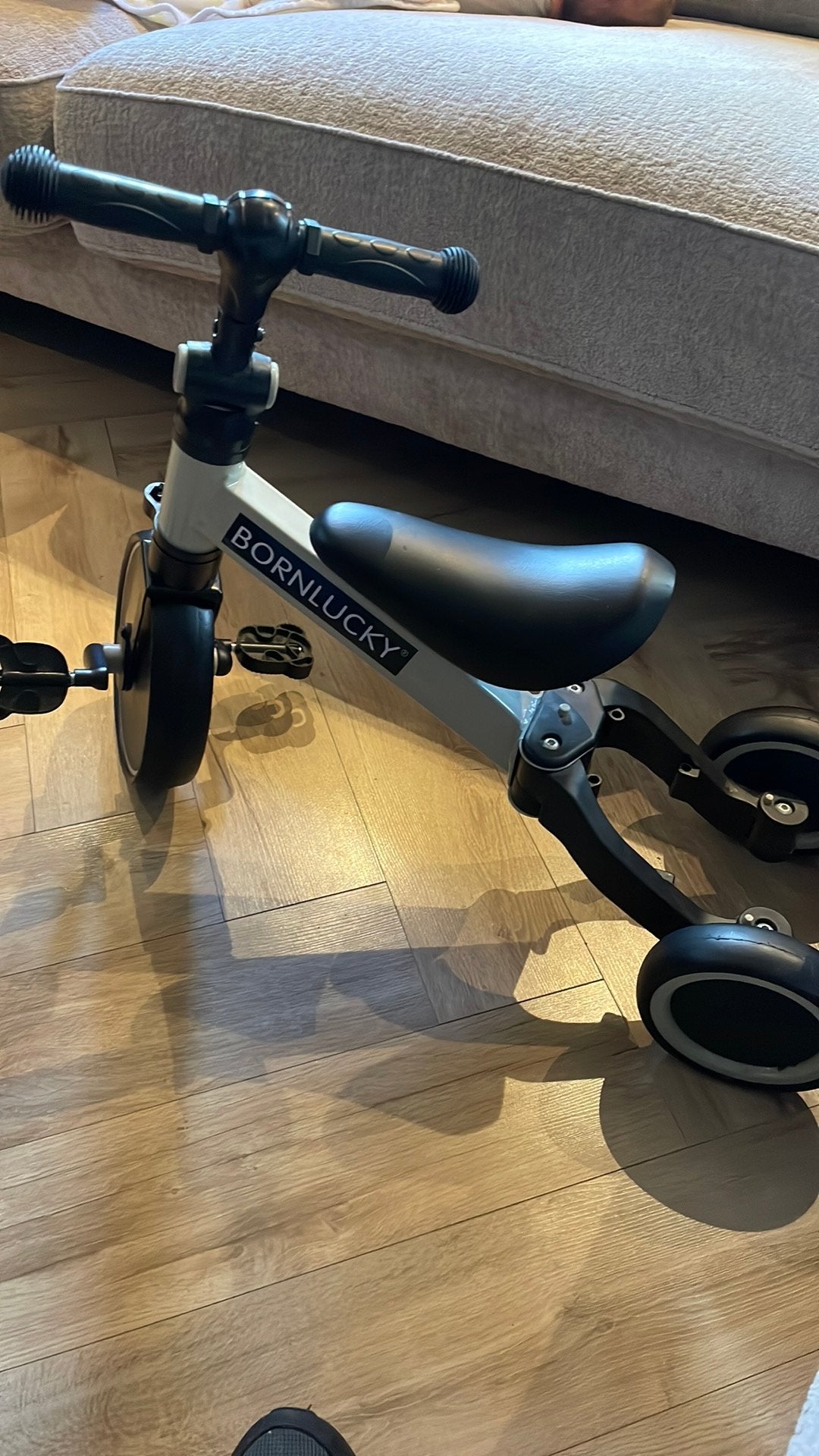 Kinderfietsje verstelbaar, Ophalen of Verzenden, Zo goed als nieuw