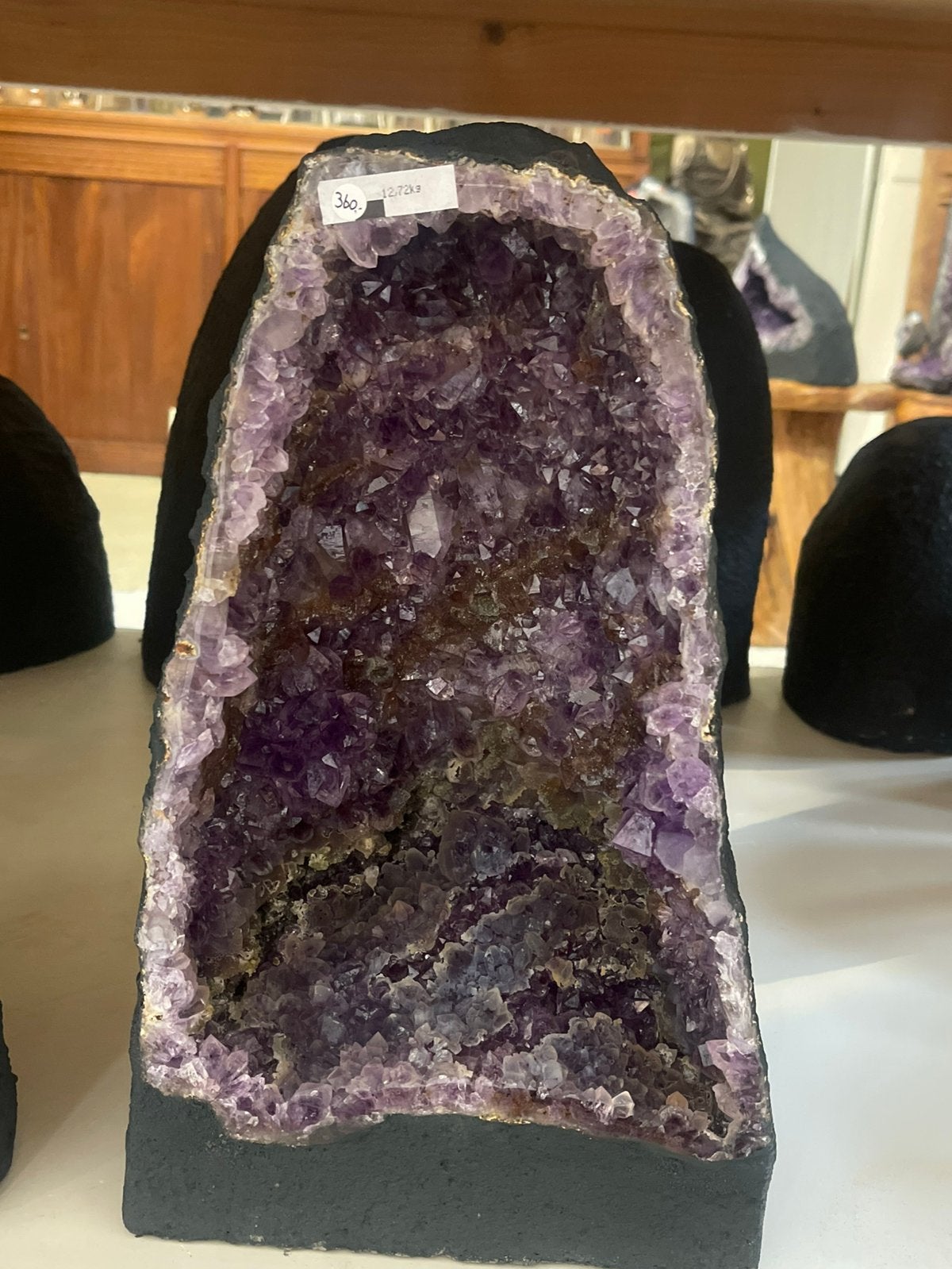 Amethist geode 12kg, Ophalen of Verzenden