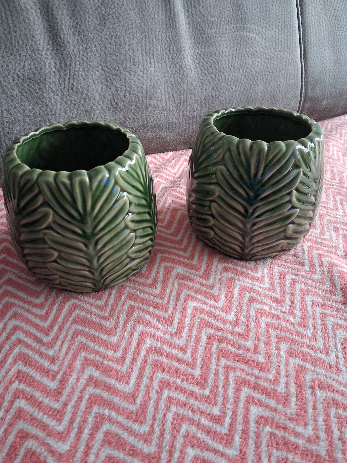 Te koop mooie bloempotjes, Ophalen, Rond, Binnen, Aardewerk