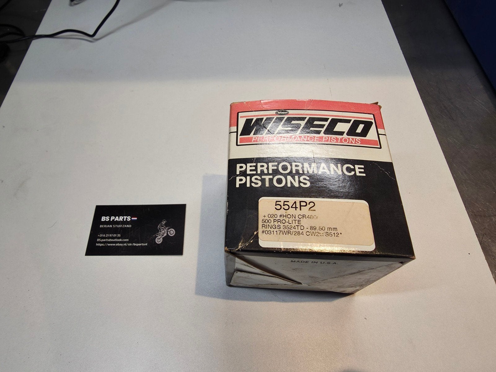 Honda CR 480 500 1982-1988 Wiseco Zuiger 89,50mm, Ophalen of Verzenden