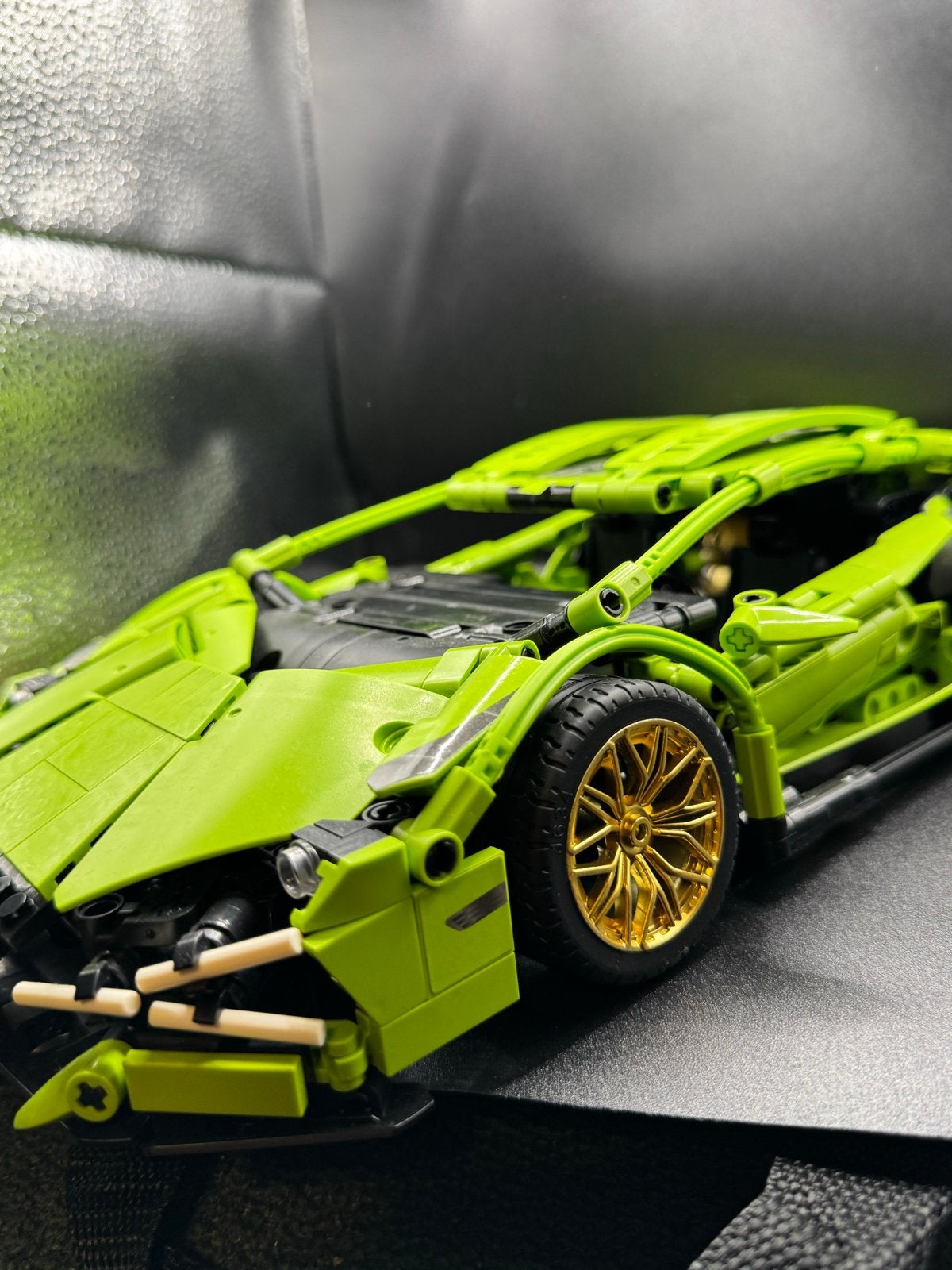 Groene Lamborghini Bouwmodel 1:14, Verzenden, Zo goed als nieuw, Overige merken