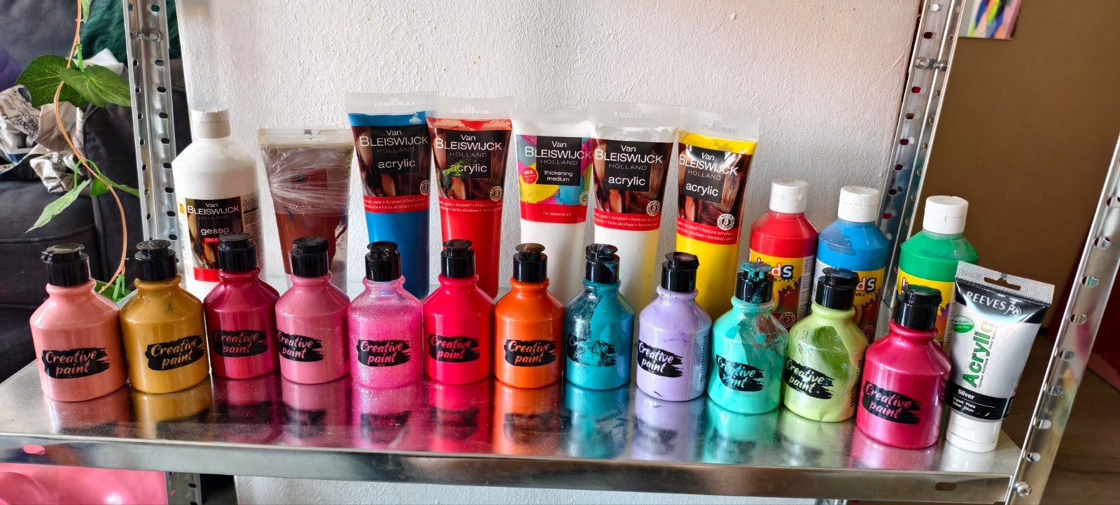 Creatieve tekenset & schildersset – Verf en toebehoren, Hobby en Vrije tijd, Schilderen, Ophalen, Gebruikt, Acrylverf