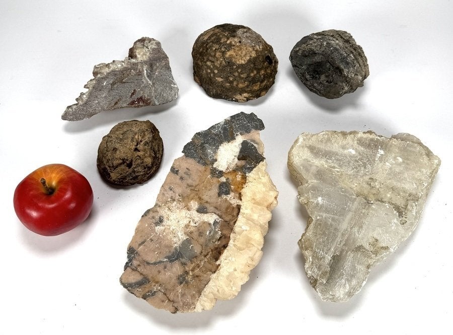 540. Mineralen, diverse gesteenten en kristallen, Verzamelen, Ophalen