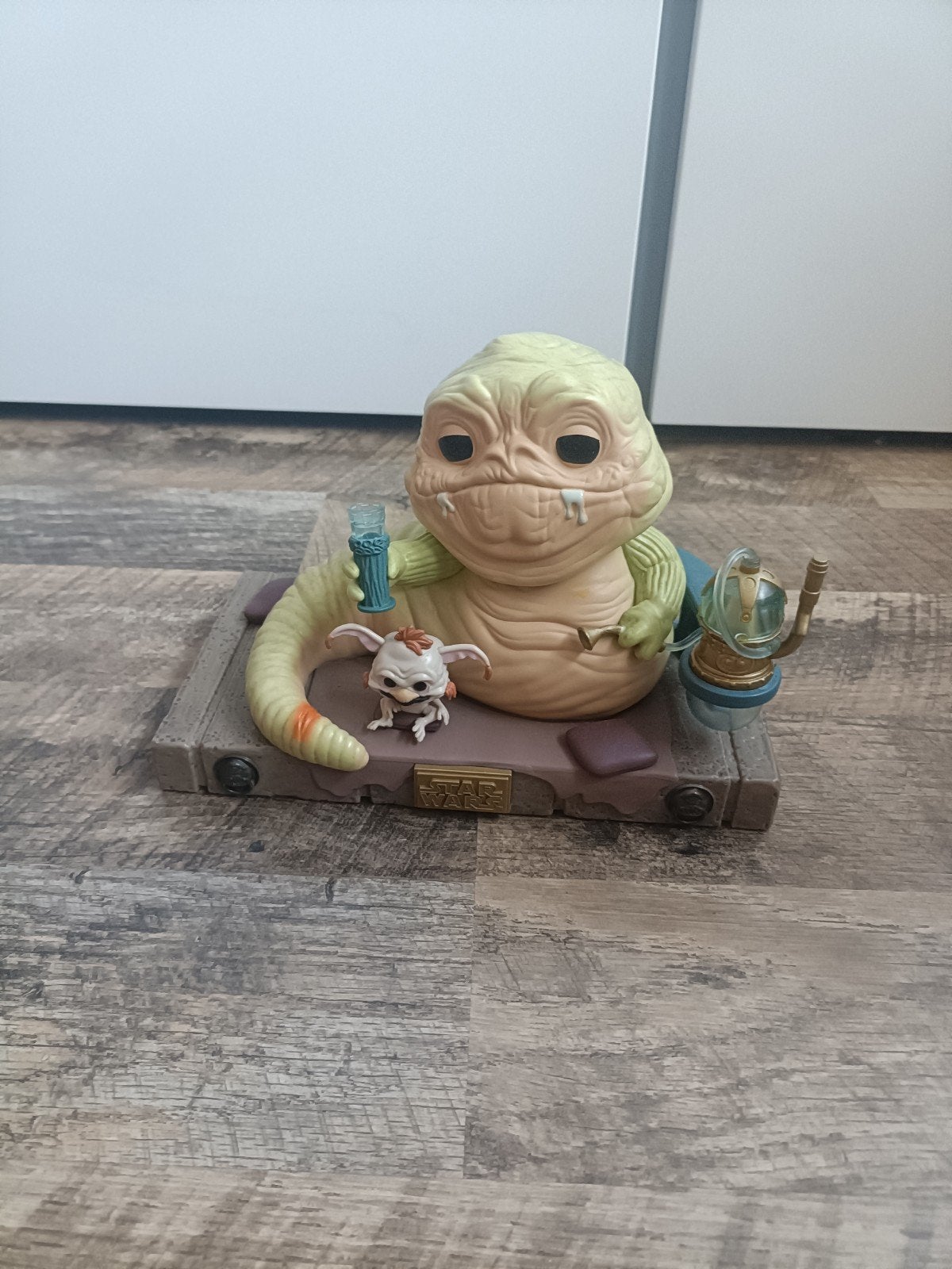 Star Wars Jabba the Hutt Funko Pop Deluxe, Verzamelen, Star Wars, Ophalen of Verzenden, Zo goed als nieuw, Beeldje of Buste