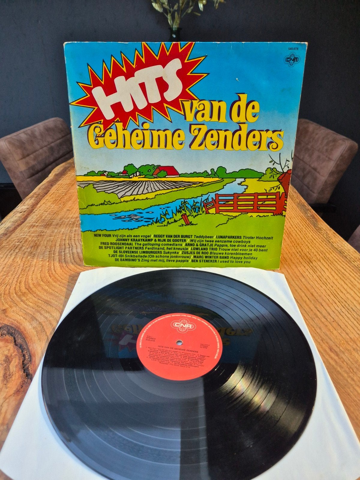 Hits van de Geheime Zenders LP - Diverse Artiesten, Cd's en Dvd's, Ophalen of Verzenden, 1970 - 1979, Gebruikt, 12 inch