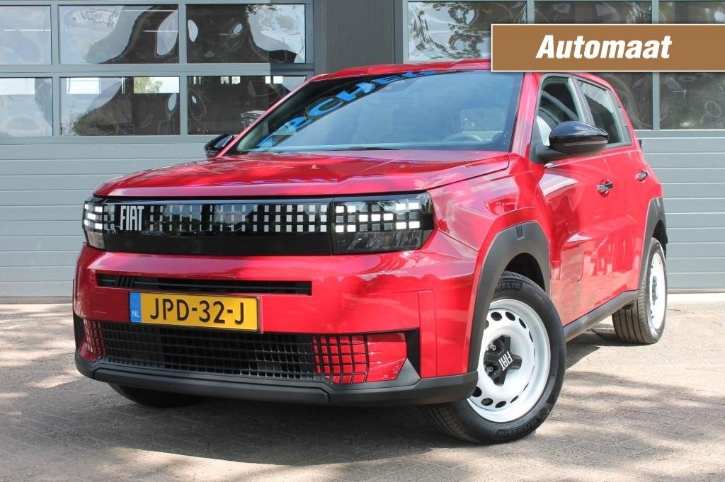 Fiat PANDA RED 11KW 44 KWH  113PK  **NL-Auto**   Airco / 240, Huisgarantie, Panda, Met garantie (alle), Origineel Nederlands