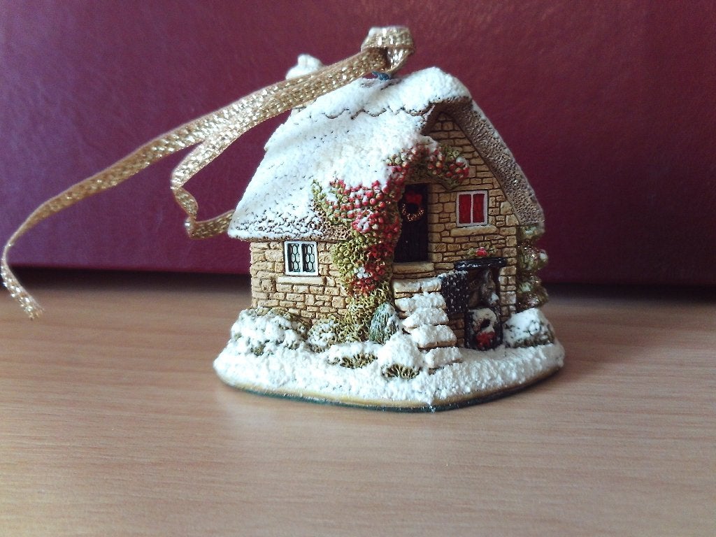 Lilliput Lane - The Donkey Stable - kerstboomornament, Ophalen of Verzenden, Zo goed als nieuw, Overige typen