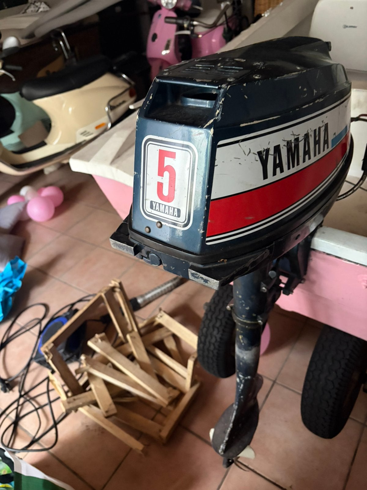 Yamaha 5pk, Watersport en Boten, Ophalen, Gebruikt, Motor en Techniek, Motorboot