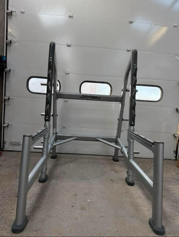 Life Fitness squatrek / Multi rek / Signature series, Ophalen, Benen, Gebruikt, -