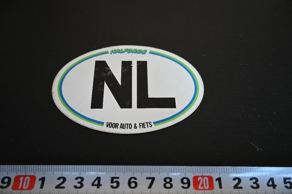 sticker Bumpersticker NL  Halfords voor Auto & Fiets, Ophalen, Zo goed als nieuw, Sticker