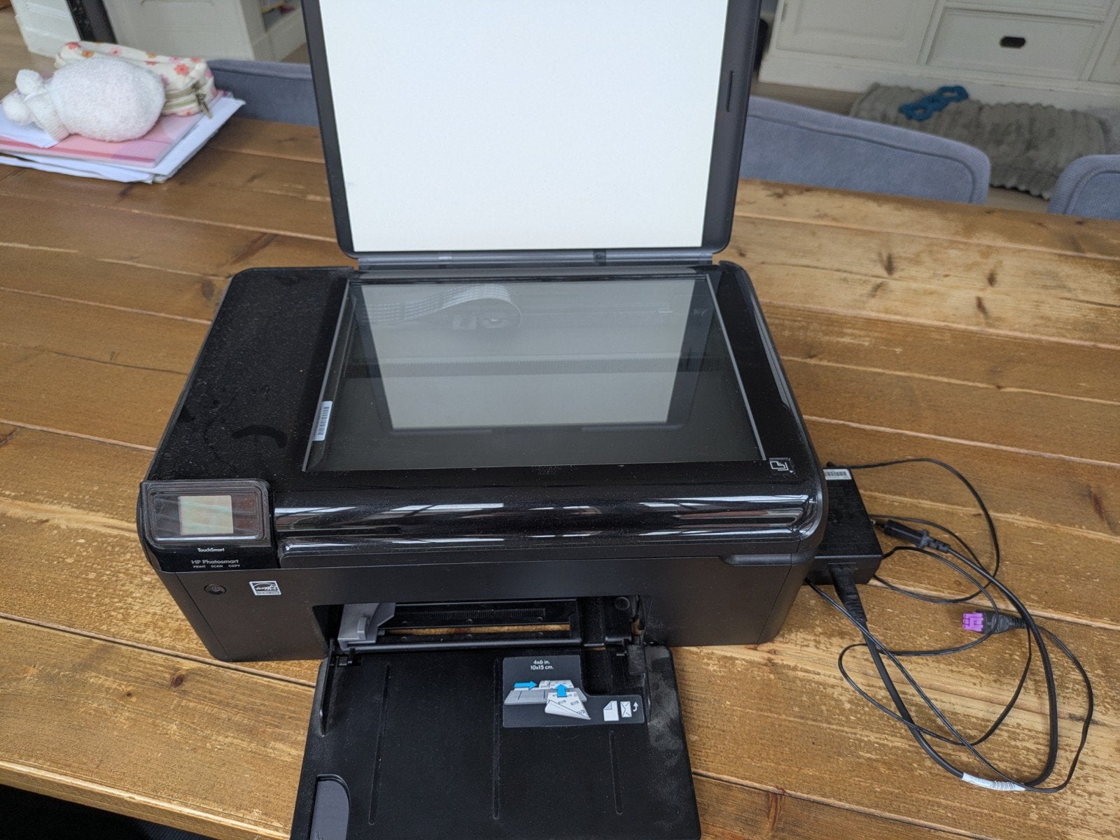 HP Photosmart All-in-One Printer - B010 voor onderdelen., Kleur printen, Gebruikt, Inkjetprinter, All-in-one