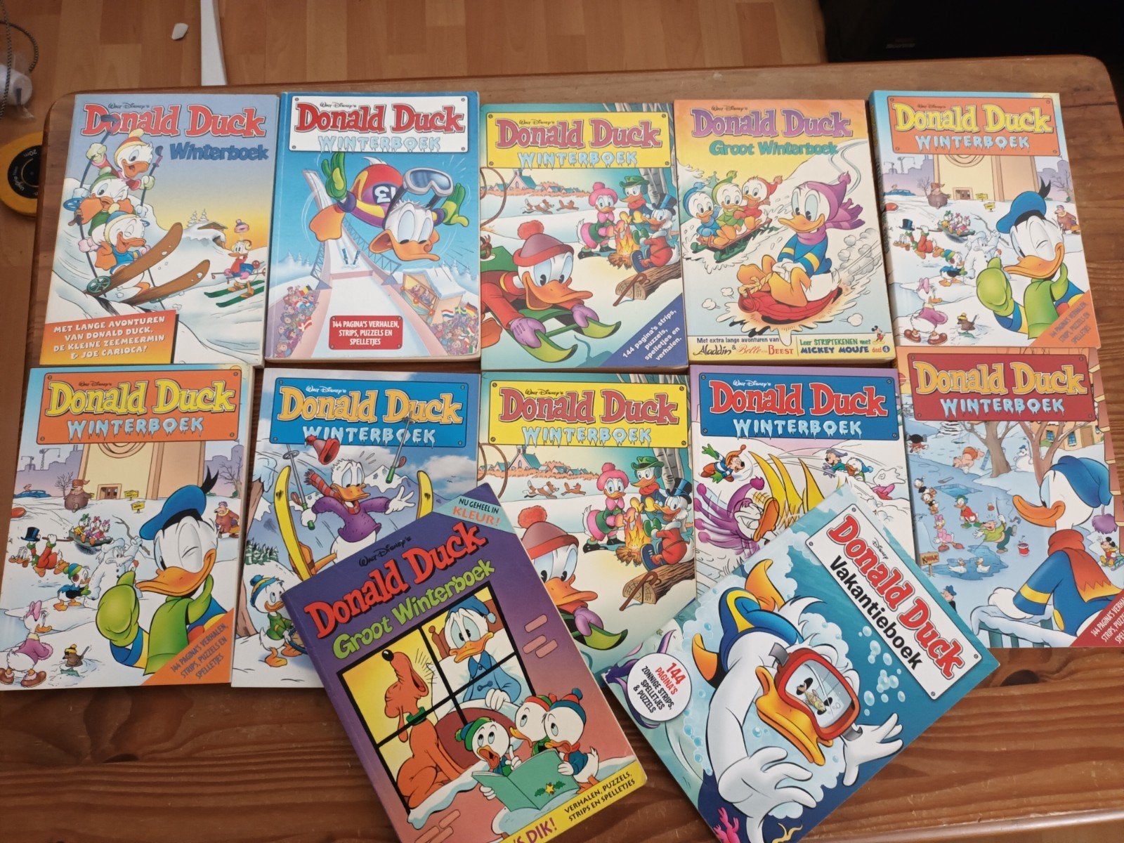 Grote collectie Donald Duck Winterboeken en Vakantieboek, Ophalen of Verzenden