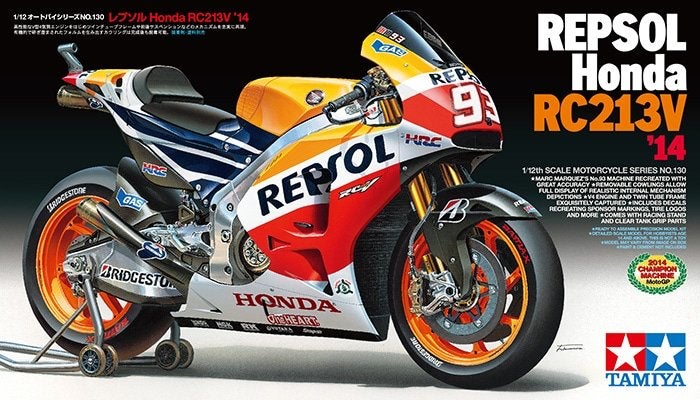 Tamiya Honda RC213V MotoGP, Ophalen of Verzenden, Zo goed als nieuw, Tamiya, Groter dan 1:32