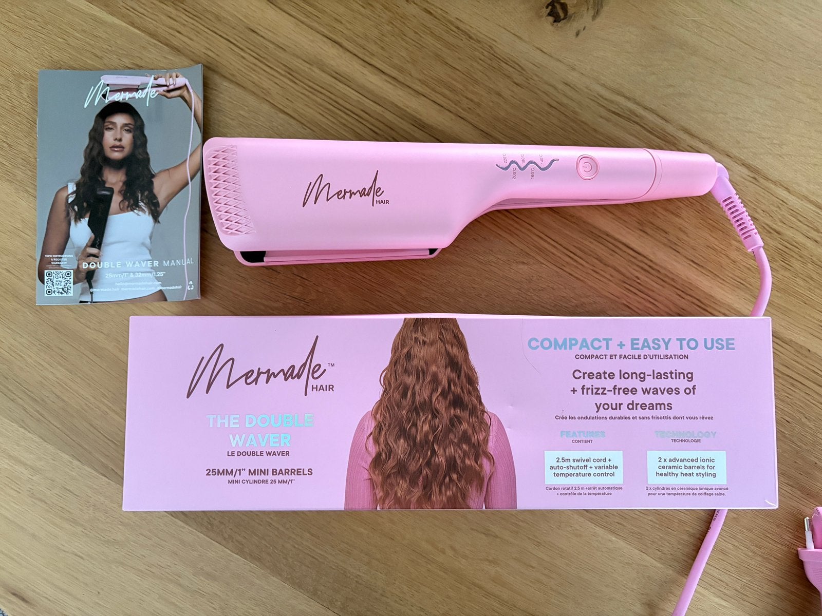 Mermade wafeltang | nieuw, maar 1x gebruikt, Ophalen of Verzenden, Nieuw, Pruik of Haarverlenging