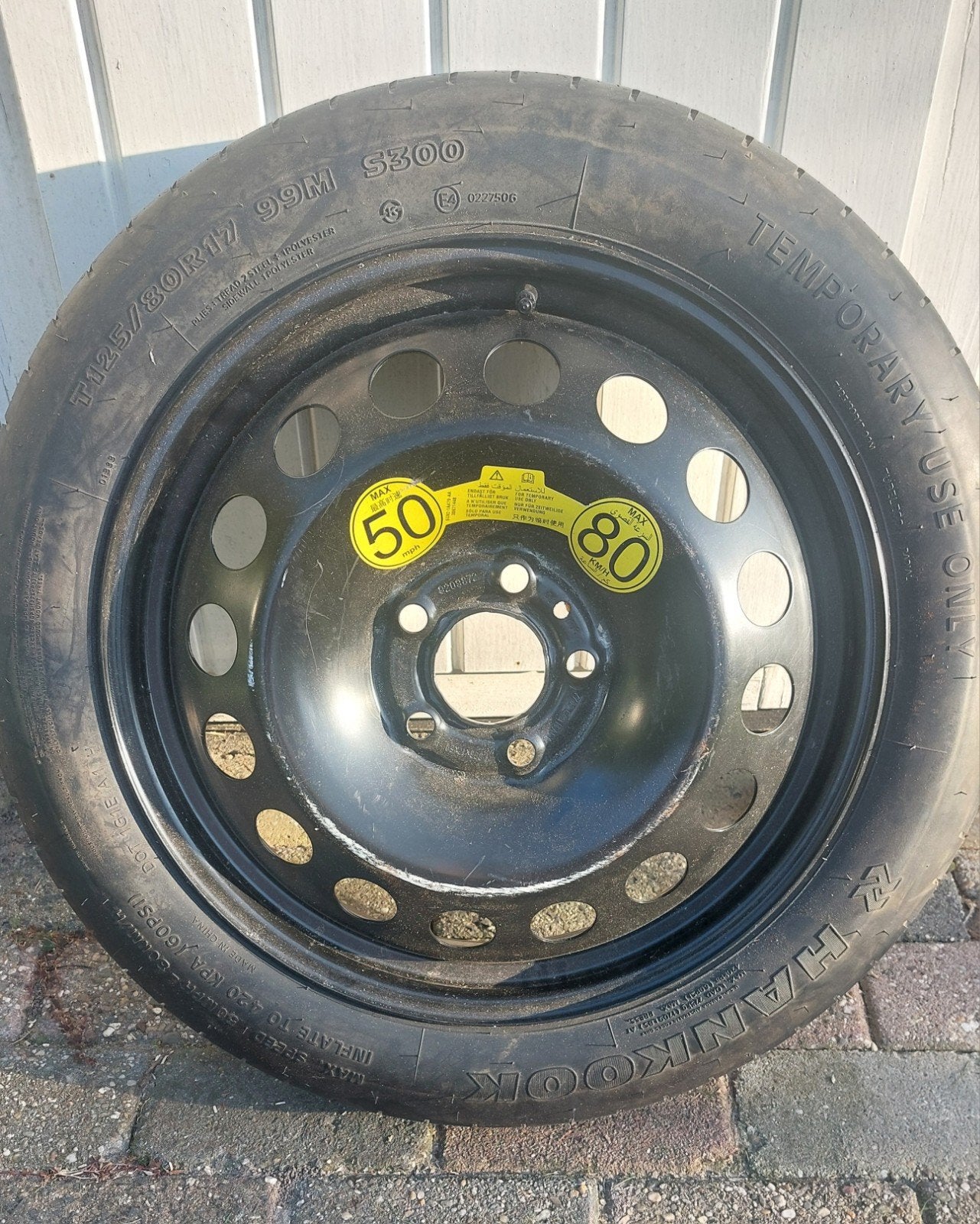 reservewiel Volvo (oa V70, 5x108, naaf 65,1), Ophalen, Volvo