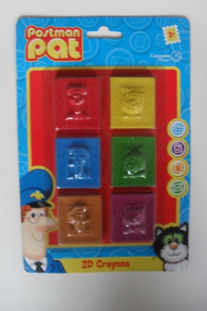 Postman pat pieter post 2d krijtjes set, Verzamelen, Verzenden, Overige figuren, Gebruikt, Beeldje of Figuurtje