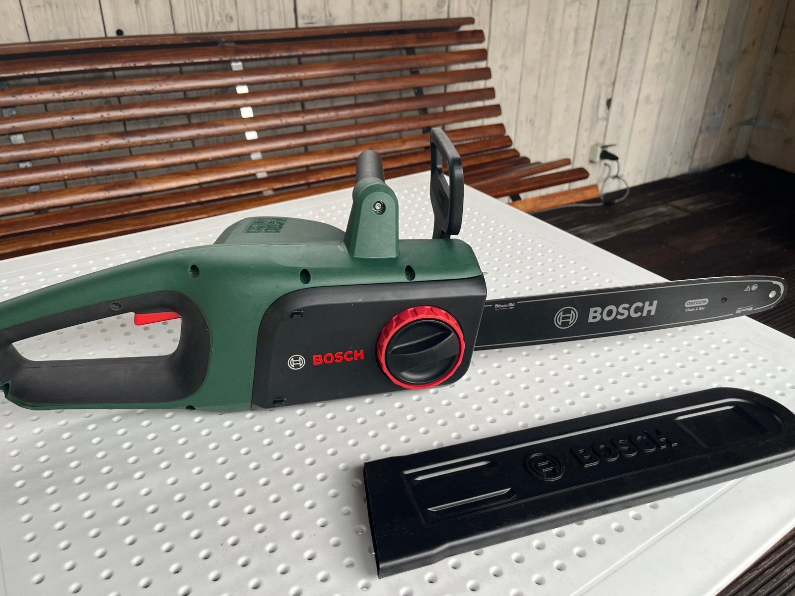 Bosch kettingzaag electrisch 35 centimeter.