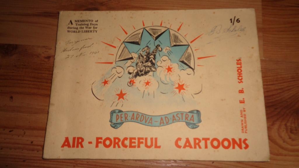 1941 Air forceful Cartoons RAF oorlog wo2, Verzamelen, Verzenden, Overige soorten, Engeland, Overige typen