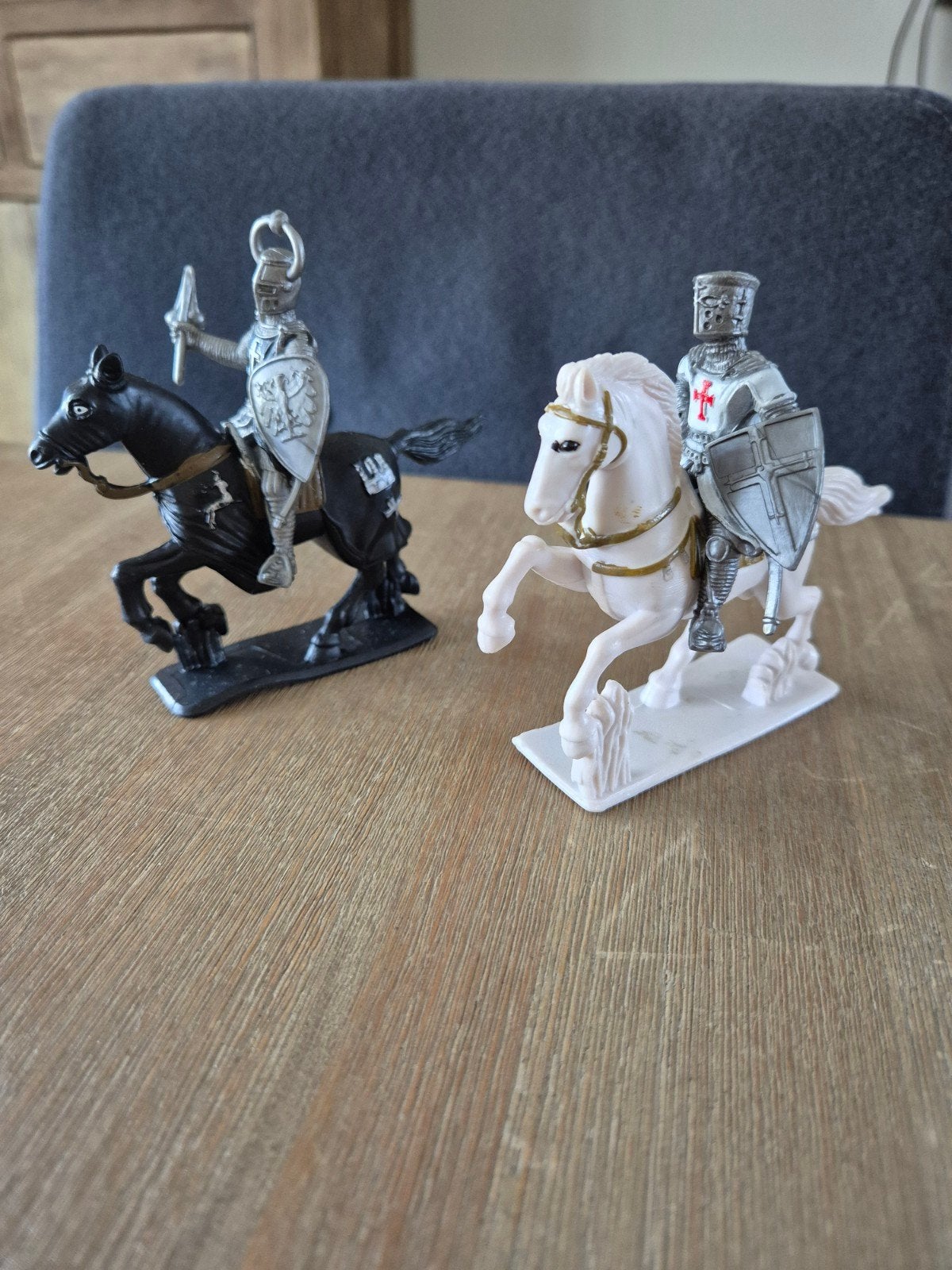 Ridder en paard figuren - Gekocht in Frans kasteel, Ophalen of Verzenden, Zo goed als nieuw