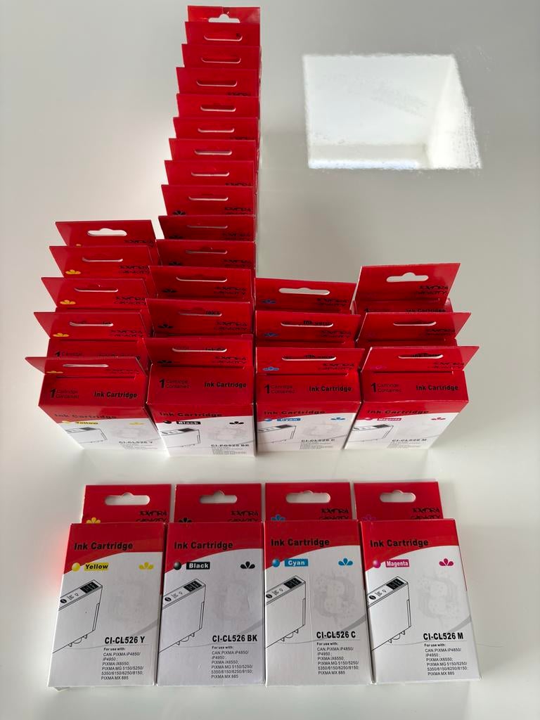 Nieuwe inktcartridges voor Canon CLI-526 serie(ook los), Computers en Software, Printers, Ophalen of Verzenden, Nieuw, Inkjetprinter