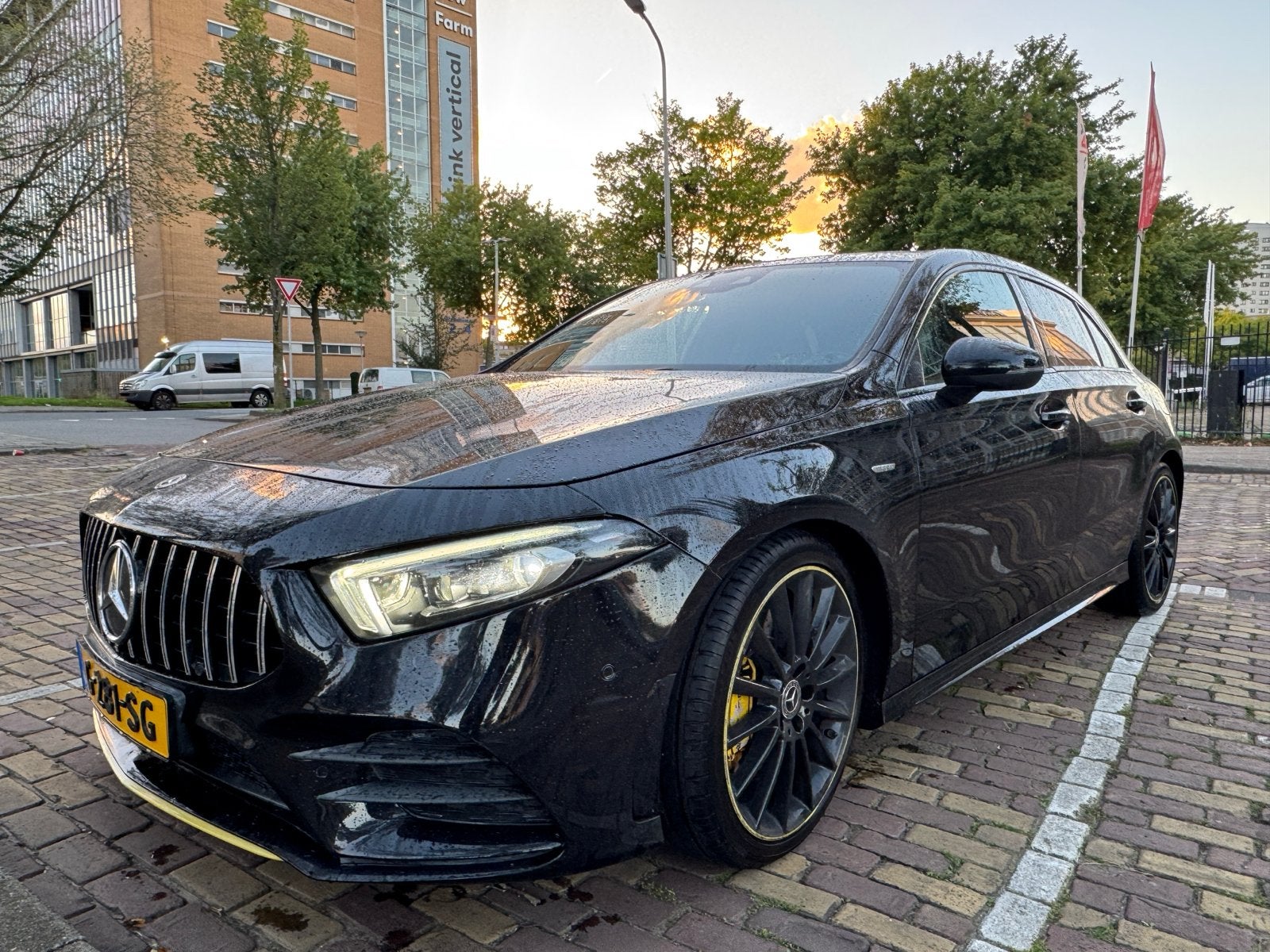 Mercedes-Benz A-Klasse A 250 224pk 7G-DCT 2018 Zwart, Zwart, 4 cilinders, Zwart, 14 km/l