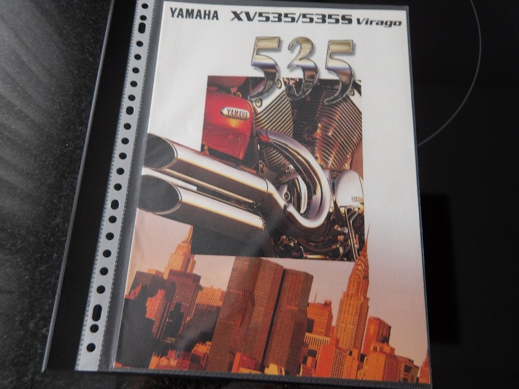 Yamaha XV535/535S Virago Brochure, Ophalen of Verzenden, Yamaha
