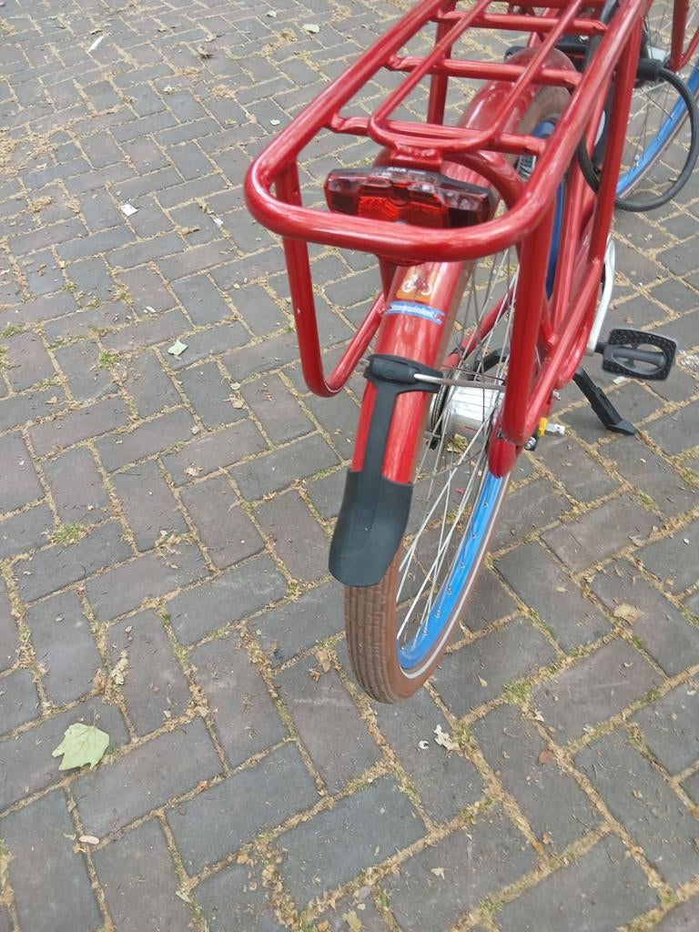 Rode gazelle fiets, 50 tot 53 cm, Ophalen of Verzenden, Terugtraprem, Gazelle fiets