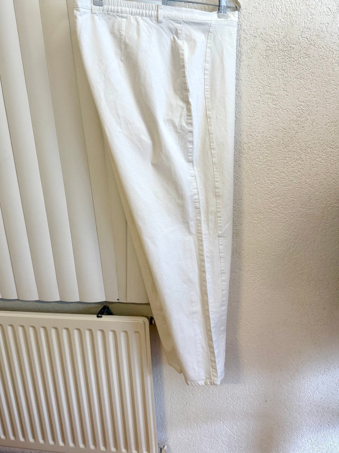 Witte Ulla Popken Selection broek maat 52 katoen stretch, Kleding | Dames, Wit, Maat 46/48 (XL) of groter, Ophalen of Verzenden