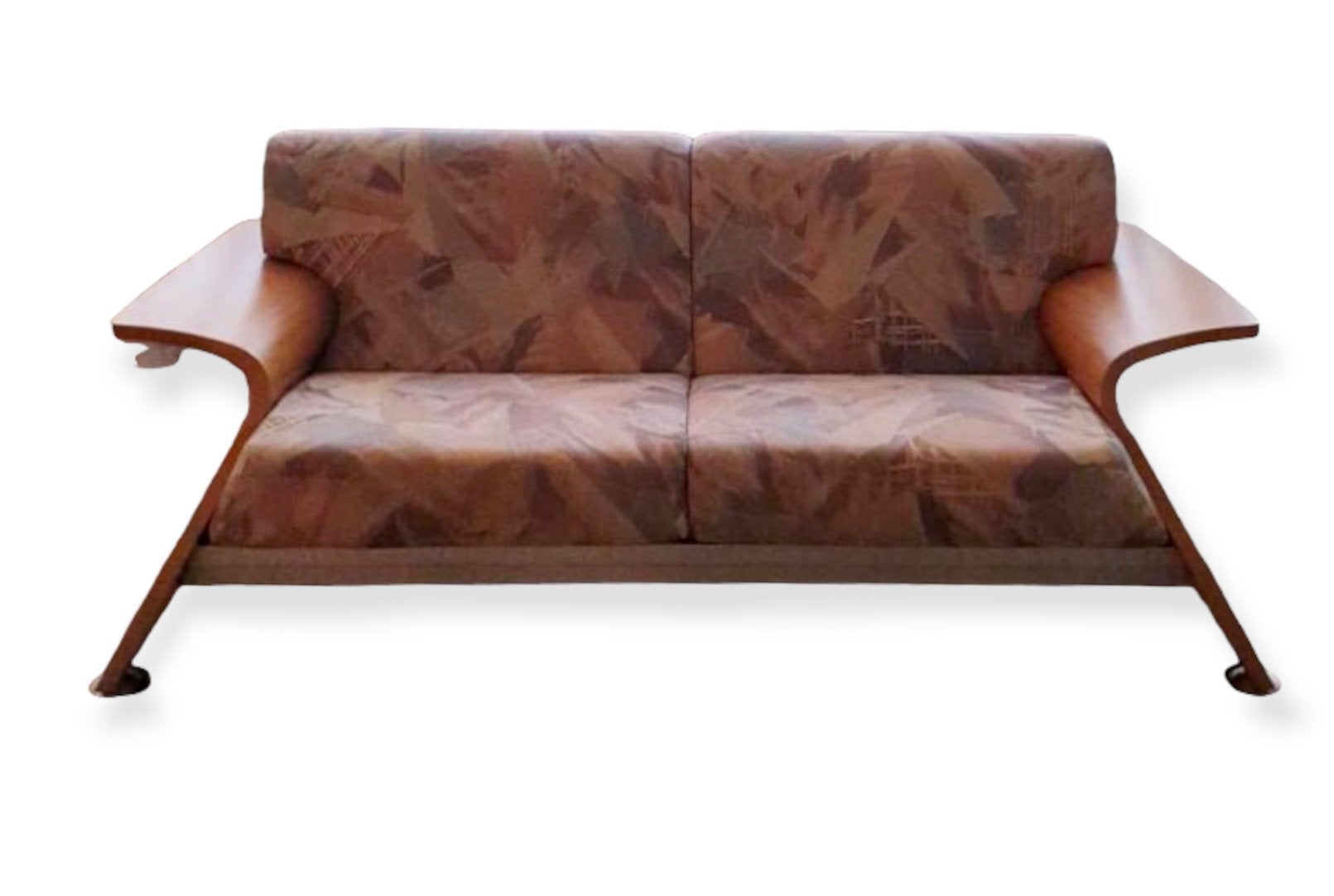 Vintage Harvink Mazurka bank, stoffeer-project, Ophalen, Gebruikt, 150 tot 200 cm, Tweepersoons