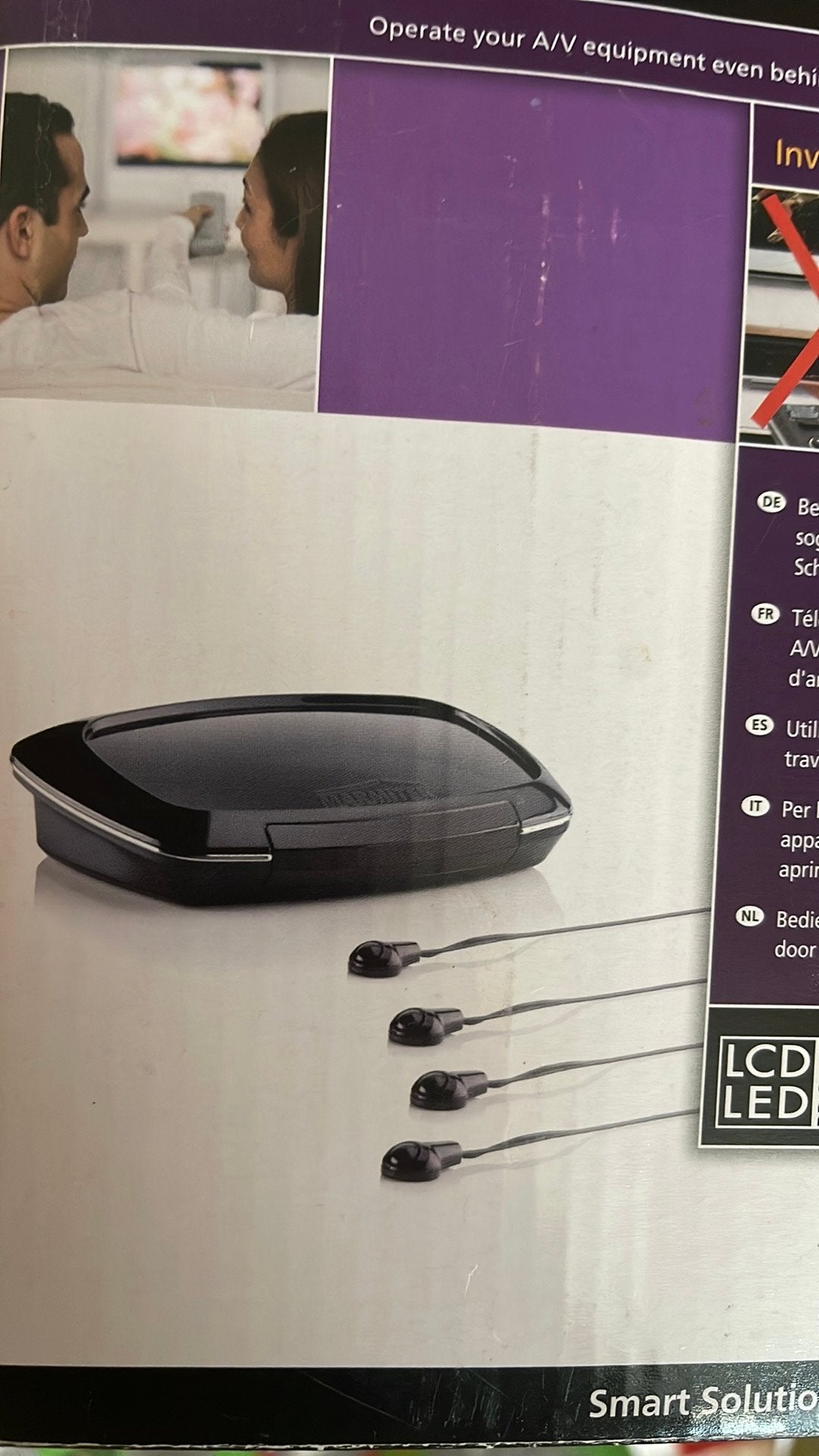 Marmitek Invisible Control 4 IR Afstandsbediening Extender, Ophalen of Verzenden, Nieuw, Origineel, Dvd