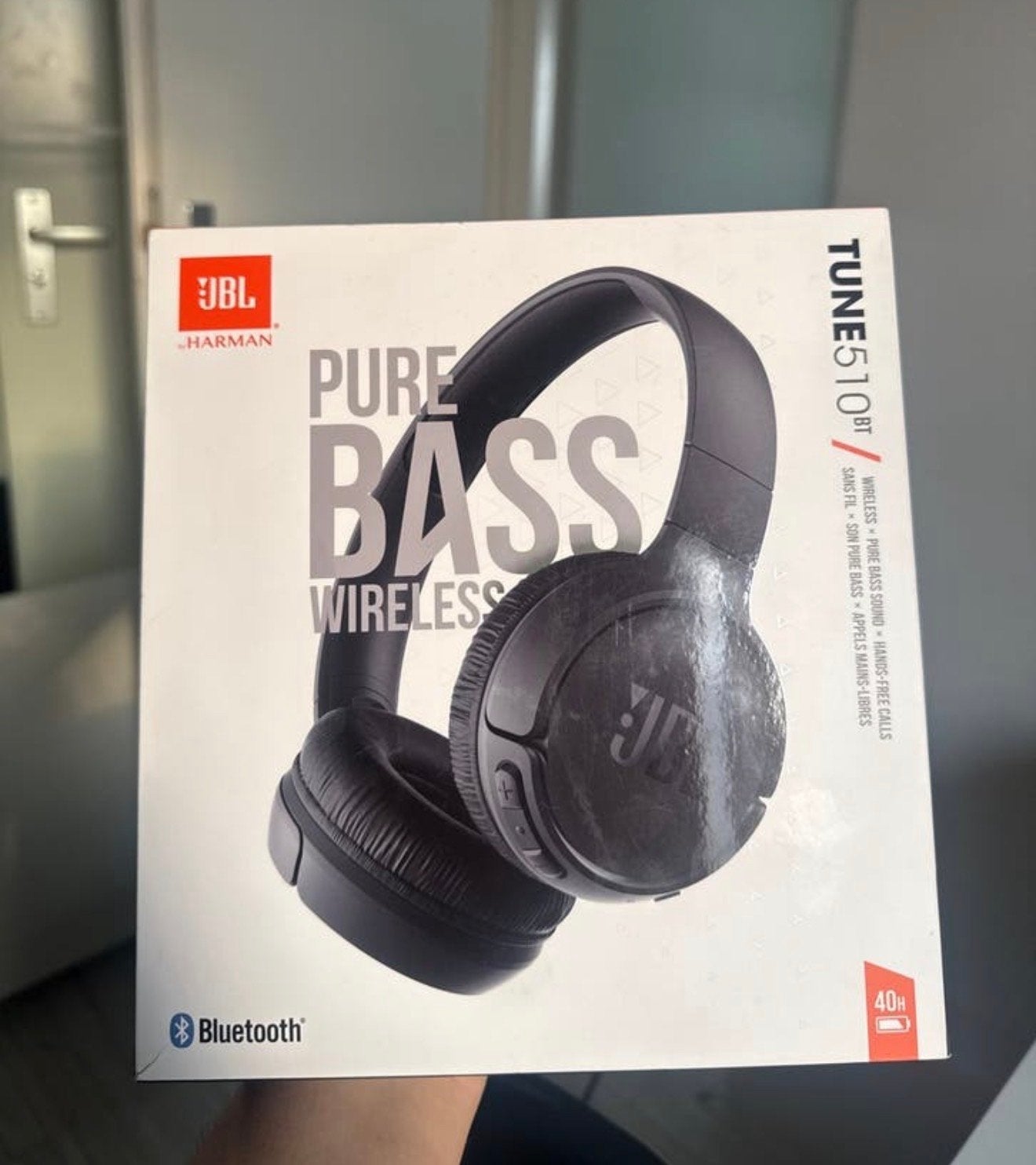 Nieuwe JBL Tune 510BT Draadloze Koptelefoon - Pure Bass, JBL, Bluetooth, Nieuw, On-ear