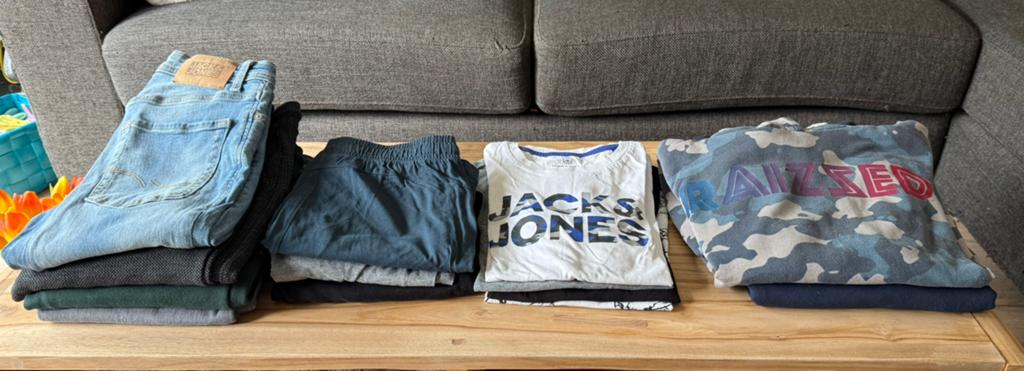Kledingpakket 152 jongens, Kinderen en Baby's, Kinderkleding | Maat 152, Ophalen of Verzenden, Zo goed als nieuw, Jongen, Setje