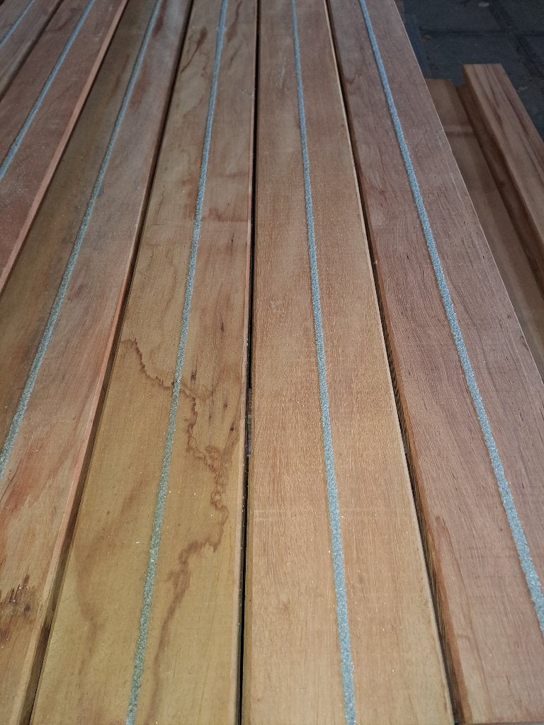 Billinga vlonderplanken antislip 28 x140 x 3m A keus, Ophalen, Nieuw, Hout