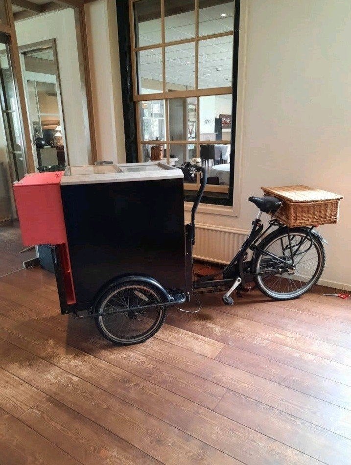 IJscofiets / ijsfiets / ijsbakfiets, Ophalen, Gebruikt, Goederen