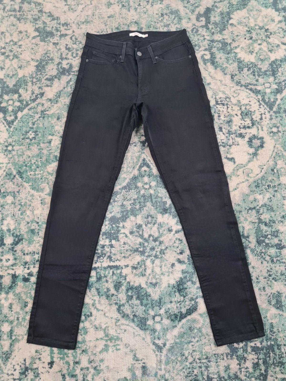 Levi's 711 skinny W27 L30 Dames Tulsi2730 Mid-rise, Kleding | Dames, Ophalen of Verzenden, Zo goed als nieuw, Blauw, W27 (confectie 34) of kleiner