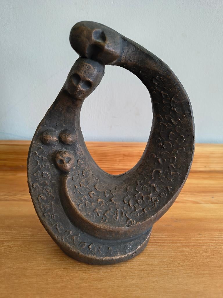 Bronzen Beeld "Verbondenheid" – Geert Kunen (Handgemaakt), Antiek en Kunst, Kunst | Beelden en Houtsnijwerken, Groep mensen, Handgemaakt