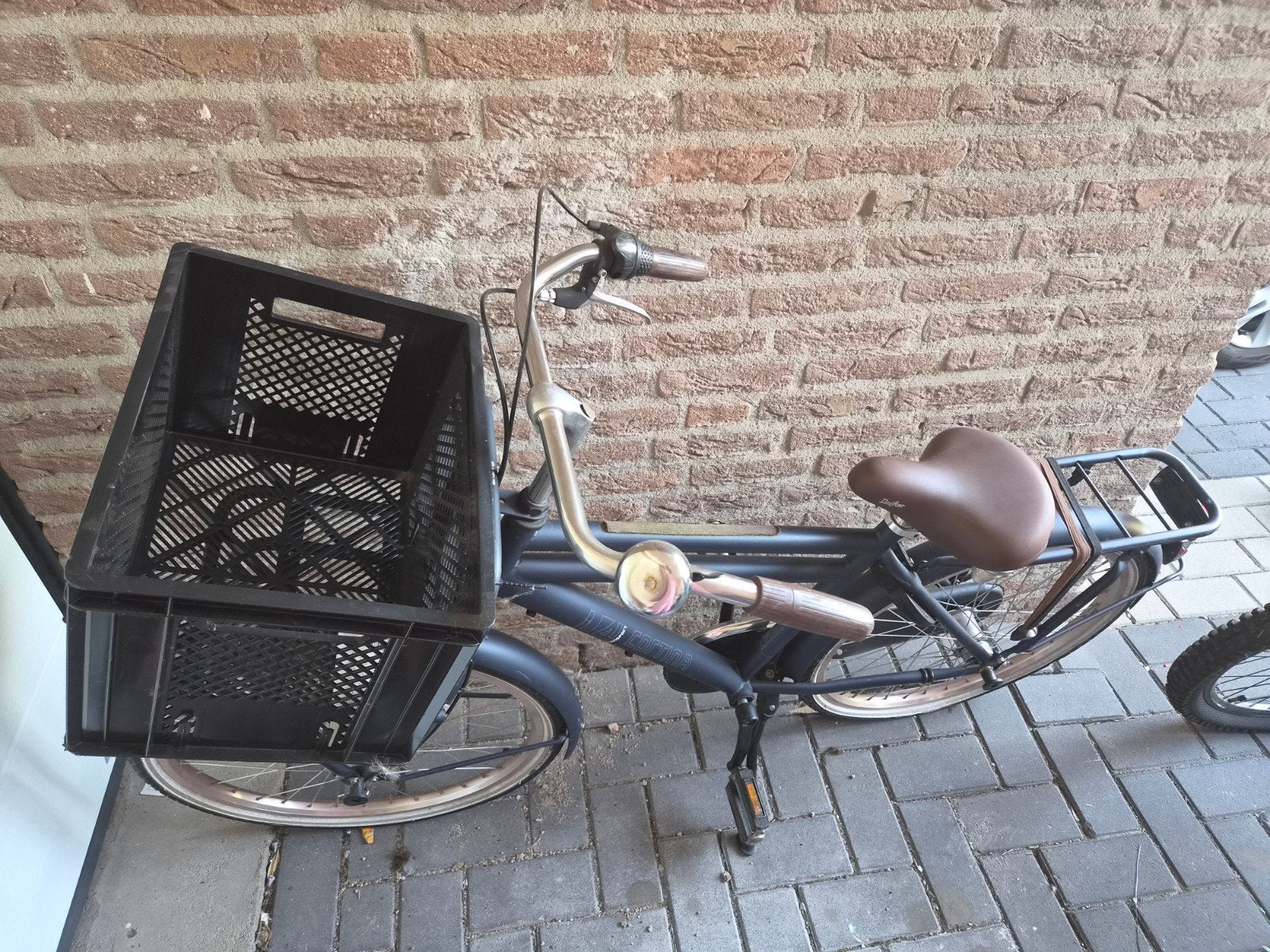 Cortina jongensfiets met krat en bagagedrager, Velgrem, Versnellingen, Ophalen, Overige merken