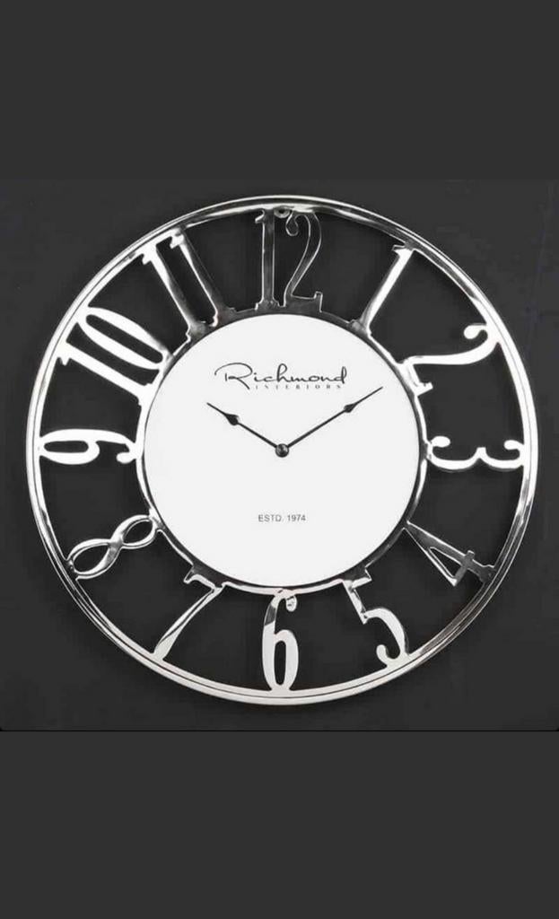 Richmond Interiors wandklok nieuw in doos, Ophalen of Verzenden, Nieuw, Wandklok