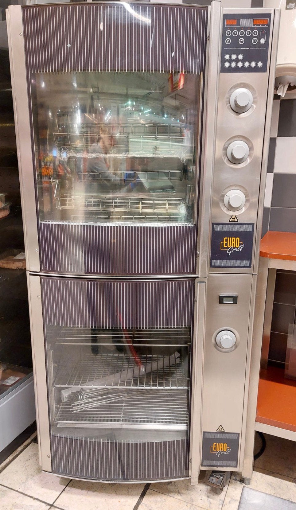 Frijado Eurogrill met warmhoudkast, Ophalen, Gebruikt, Fornuis, Frituur en Grillen