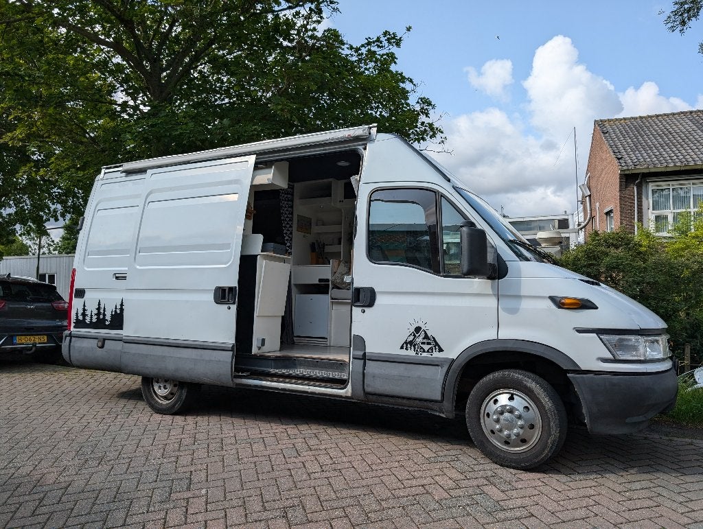 Iveco camperbus, Auto's, Overige Auto's, Voorwielaandrijving, Zwart, Overige carrosserieën, Wit