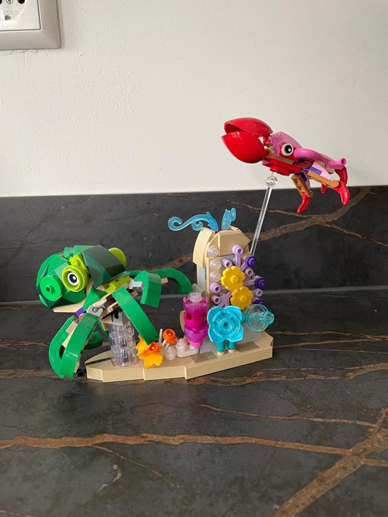 LEGO Creator 31158 Zeeschildpad met doos, Lego, Ophalen of Verzenden, Zo goed als nieuw, Inclusief doos