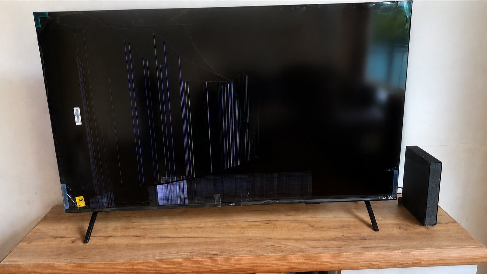 Philips Ambilight TV 55 inch 4K QLED (defect scherm), Ophalen, Philips, QLED, 4k (UHD)