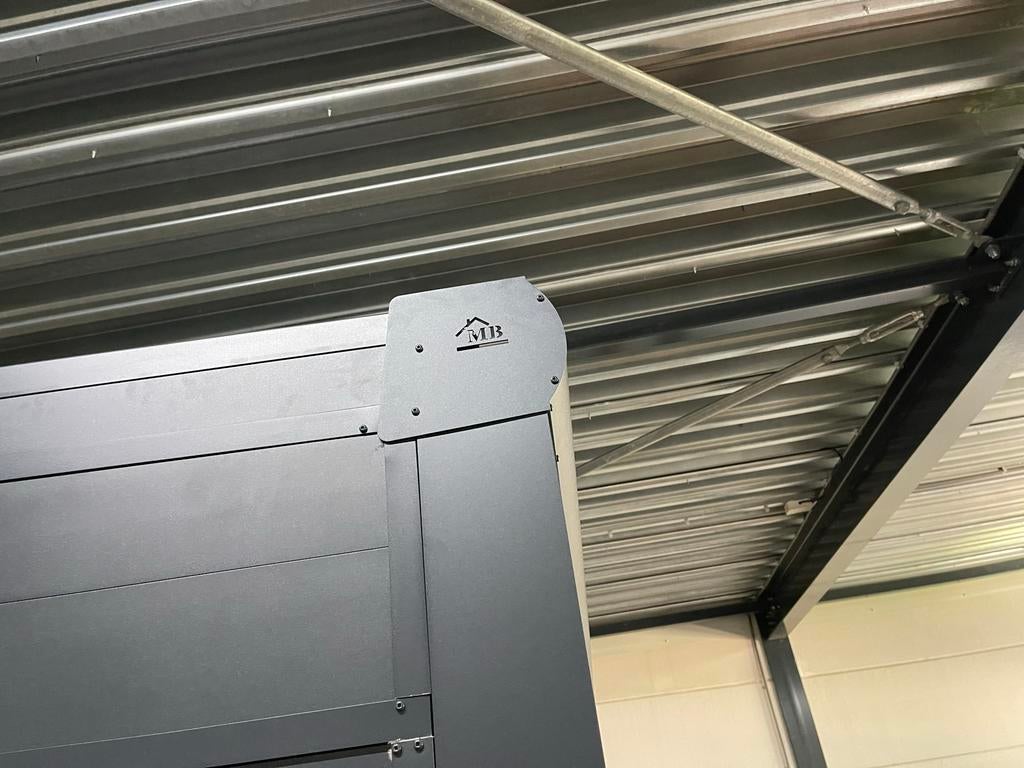 MB Veranda/Serre 5x3x2.6m met schuifwand en getint glas, Ophalen of Verzenden, Zo goed als nieuw, Veranda