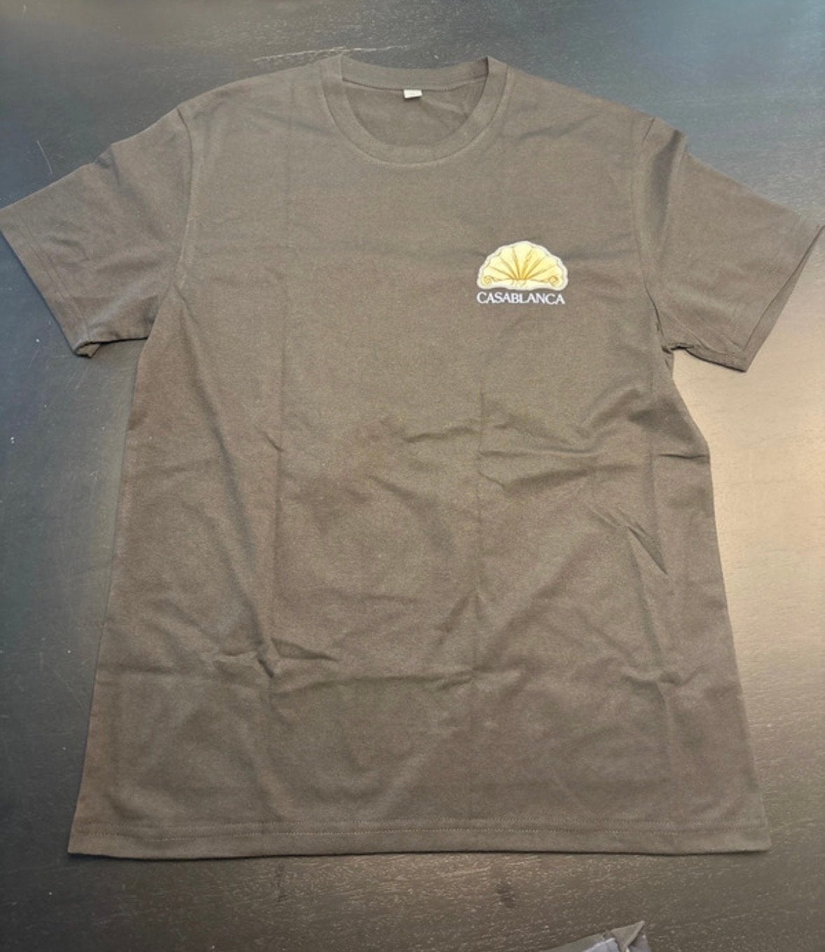 Casablanca T-shirt met print - Zwart, Maat 48/50 (M), Zwart, Nieuw, Ophalen of Verzenden