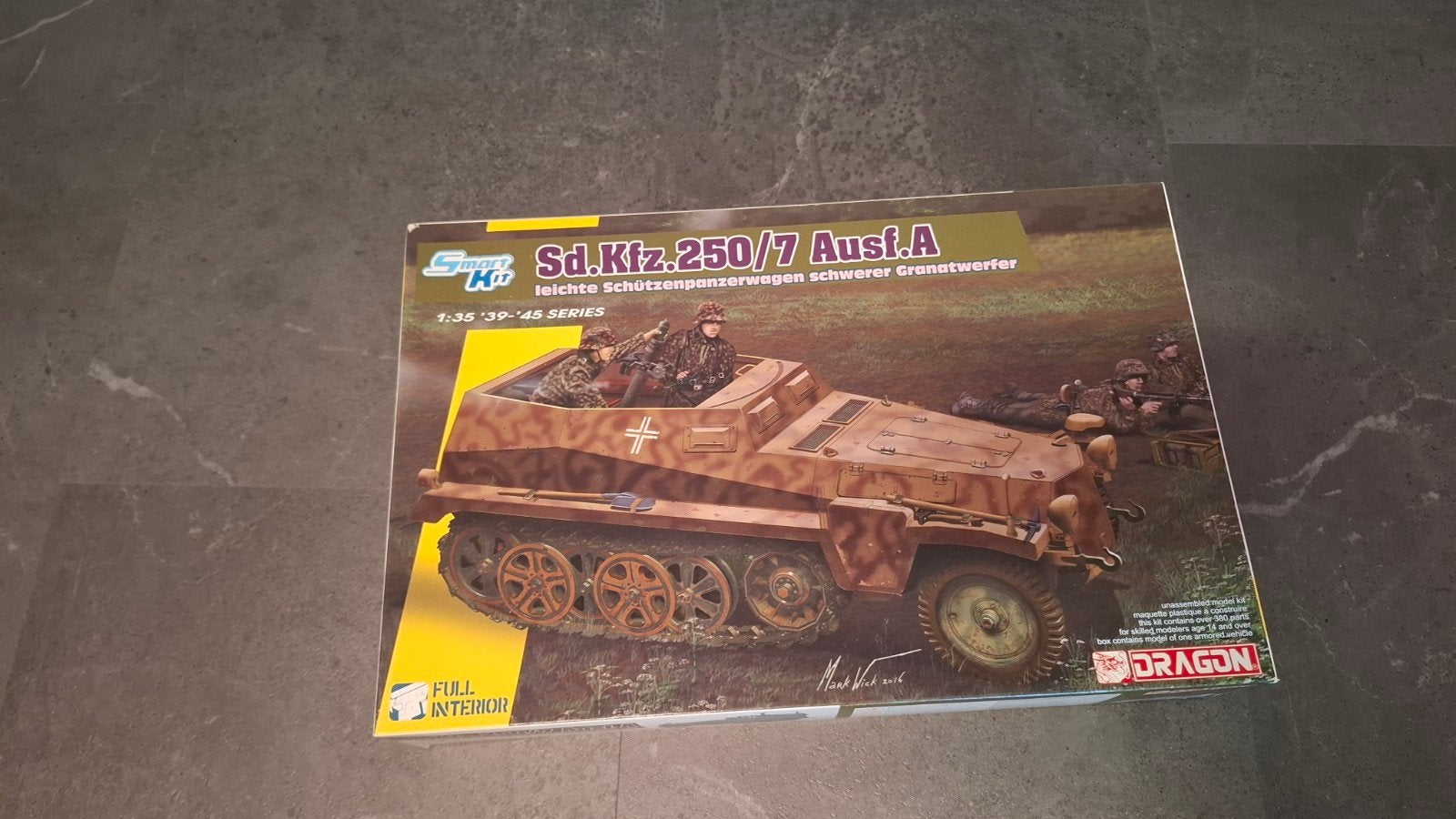 Dragon Sd.Kfz. 250/7 Ausf. A modelbouwkit, Overige merken, Tank, 1:32 tot 1:50, Nieuw