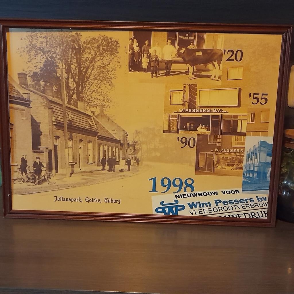 Reclame: Julianapark, Goirke  W. Pessers, Ophalen of Verzenden, Gebruikt, Reclamebord