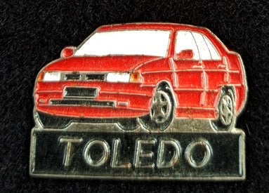 Seat Toledo pin rood, Verzenden, Nieuw, Transport, Speldje of Pin
