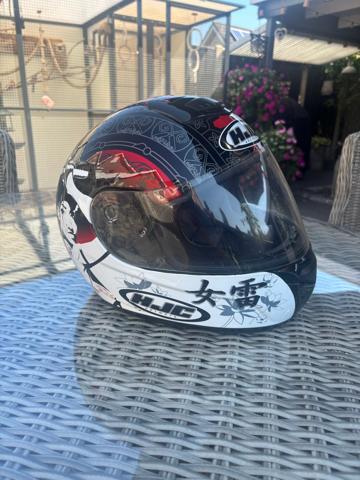 HJC CS-R1 Samurai met Cardo G4, Motoren, M, HJC, Ophalen of Verzenden, Integraalhelm