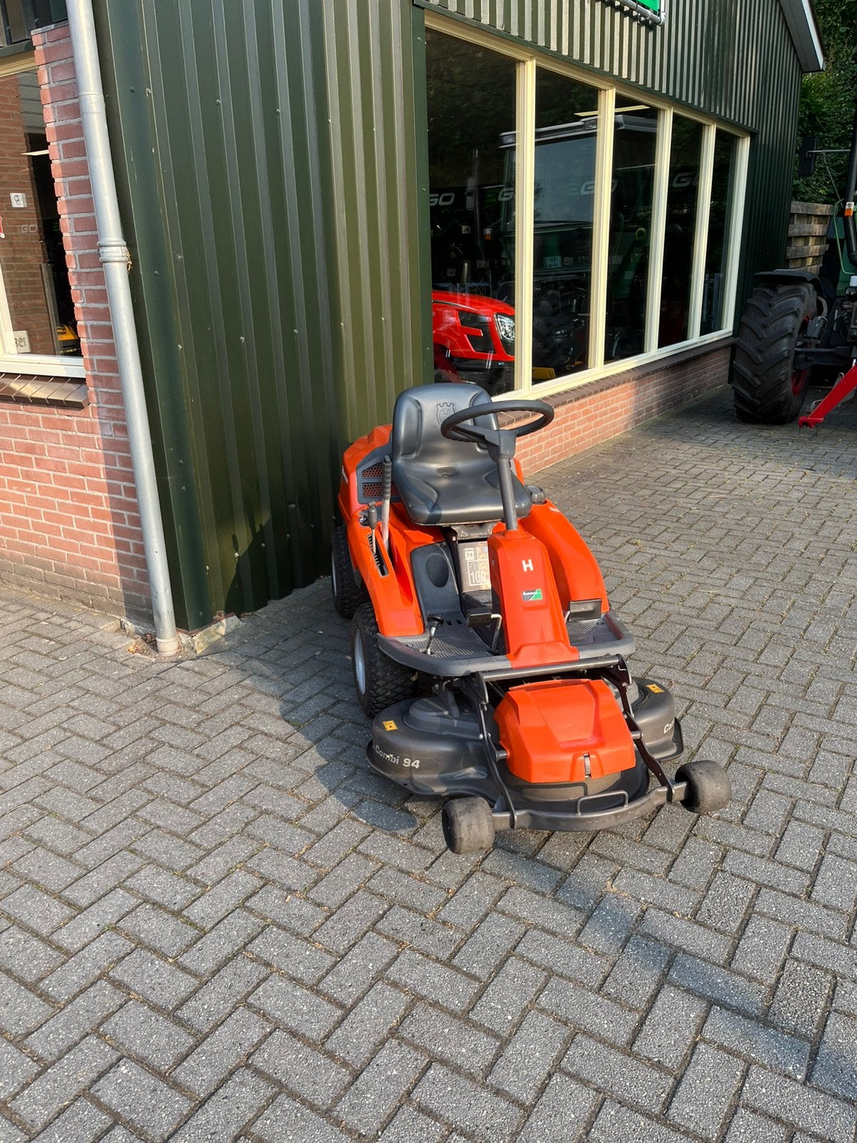 Husqvarna Rider R213C frontmaaier Stiga, Ophalen, Gebruikt, ., Mulchfunctie