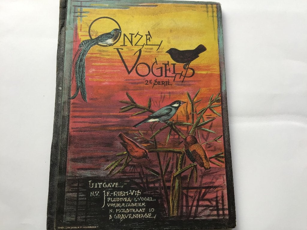 Onze Vogels 2e Serie - Plaatjesalbum 1929, Boeken, Prentenboeken en Plaatjesalbums, Ophalen of Verzenden, Gelezen, N.V. J.F. Riem-Vis